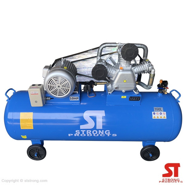 ปั้มลม รุ่น ST10.0-350L (มอเตอร์ 10 แรงม้า ไฮเพรชเชอร์ 350 ลิตร)