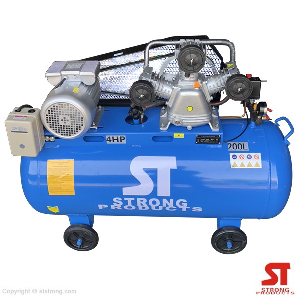 ปั้มลม รุ่น ST4.0-200L (มอเตอร์ 4 แรงม้า 200 ลิตร)